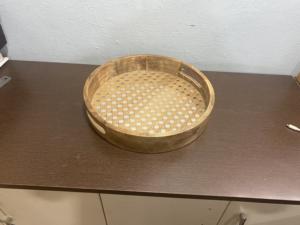 ถาดเสิร์ฟไม้ลายนามธรรมทันสมัย ขนาดสั่งทำ งานแฮนด์เมด ยั่งยืน ใช้เป็นแจกันตั้งโต๊ะ สำหรับตกแต่งบ้าน-ดีว่า - Product Image 4