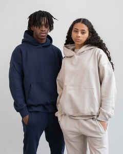 Pulls à capuche pour hommes de haute qualité fabriqués par des fabricants, avec logo personnalisé imprimé, surdimensionnés, couleur unie - Product Image 6