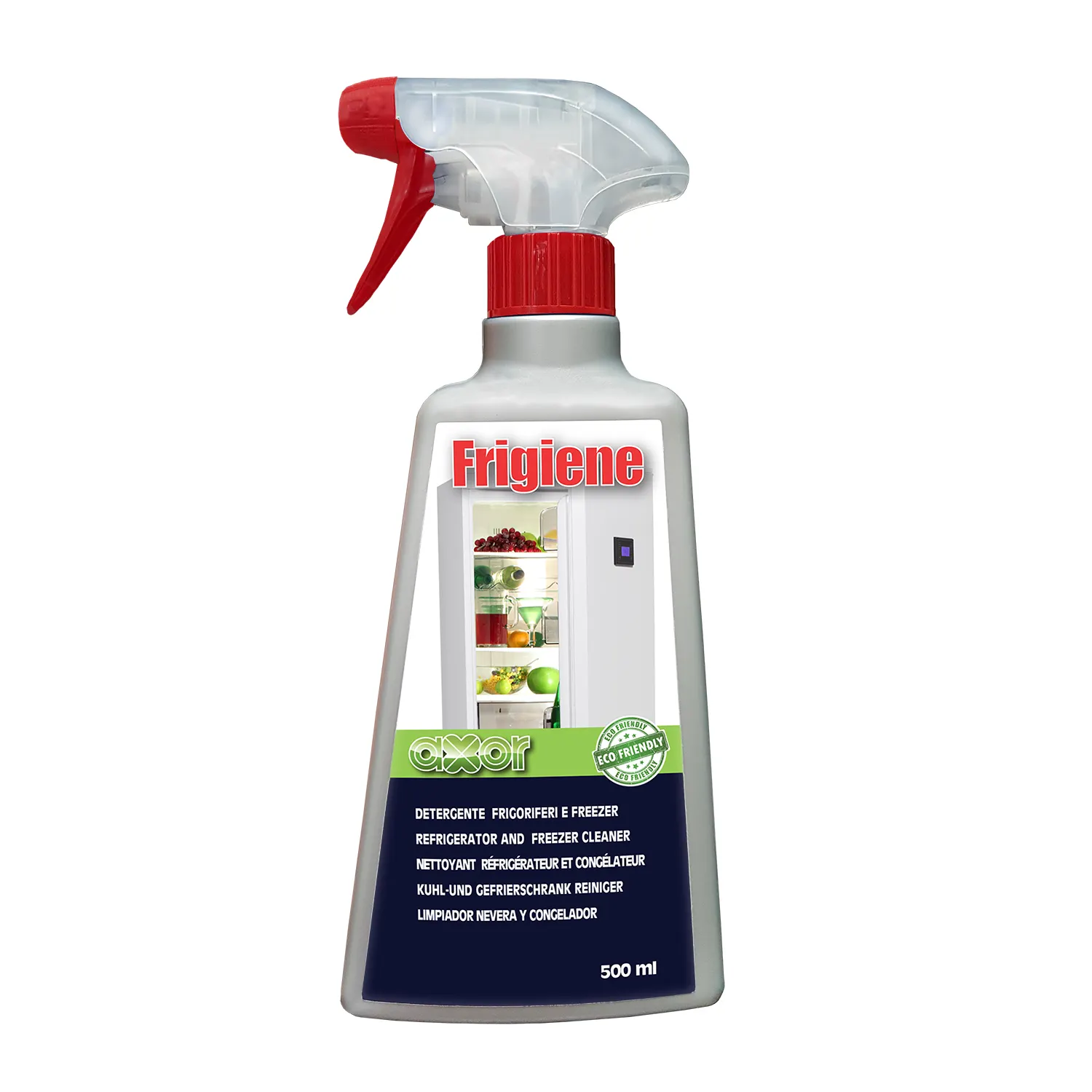 Best Quality FRIGIENE Spray No Bacteria Cleanser Frigiene For Refrigerators And Freezers 500 Ml Made In Italy