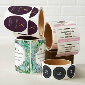 Emballage de produit privé auto-adhésif personnalisé Papier vinyle rond étanche <span class=keywords><strong>Impression</strong></span> personnalisée Rouleau de PVC Autocollants d'étiquette de logo - Product Image 6