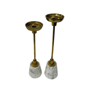 Aluminum Tall Silver Color Pillar T <b>Light</b> Candle Holder Antique Design Handmade Candle <b>Stand</b> for Home & <b>Living</b> <b>Room</b> Decoration - Product Image 6