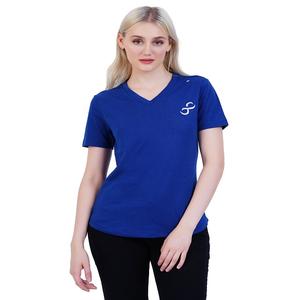 Mujeres O cuello verano Mujer trajes cuello redondo Regular Top mujer gráfico personalizado algodón Camisetas Mujer camiseta - Product Image 5