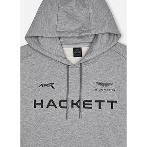 เสื้อฮู้ด AMR ขนแกะแบบสวมหัว, เสื้อมีฮู้ดแบบอเมริกันสีทึบน้ำหนัก350กรัมเสื้อมีฮู้ดขนแกะแบบสวมหัวสำหรับผู้ชายสตรีทแวร์ - Product Image 2