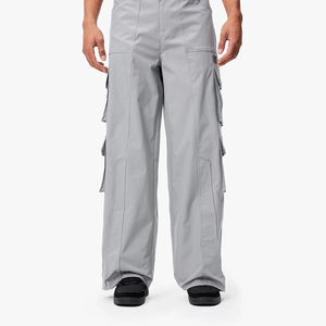 กางเกงวอร์มทรงแบ็กกี้ของผู้ชายกางเกงวอร์มผ้าวูลเอวยางยืดออกแบบโลโก้ได้ตามต้องการน้ำหนักมากแบบลำลอง - Product Image 2