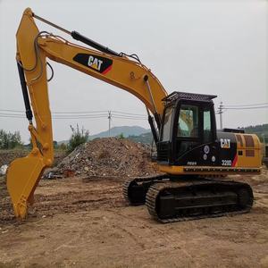 Gran potencia CAT 320D Retroexcavadora hidráulica de movimiento de tierras CAT323D2L Excavadora usada de bajas horas en Corea del Sur - Product Image 3
