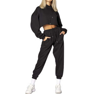 Ropa de Otoño Invierno para Mujer al por Mayor, Conjuntos de Mujer de Alta Calidad, Conjuntos de Dos Piezas para Mujer, Sudadera y Pantalones Deportivos - Product Image 4