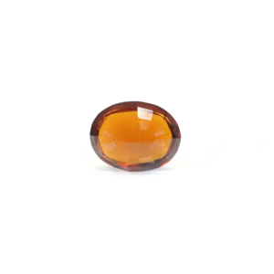 Hessonita (Gomed) de 6.35 Quilates, Gema Mineral Natural, Corte Oval Facetado, Color Naranja, Calibrada, Gema Suelta - Product Image 2