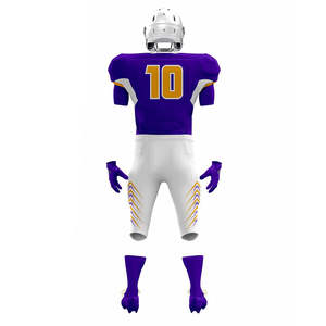 เสื้อเจอร์ซีย์ฟุตบอลอเมริกันแบบพรีเมี่ยมชุดฝึกแบบระเหิดสำหรับผู้ใหญ่ขนาดใหญ่พิเศษใส่ได้พอดีแขนสั้นฤดูร้อน - Product Image 4