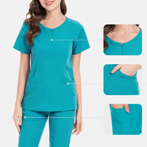 Tenues d'hôpital pour femmes, ensembles de jogging, accessoires pour infirmières, ensembles de blouses médicales chirurgicales, blouses d'hôpital pour infirmières - Product Image 1