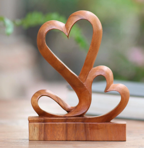 Escultura de Arte de madera tallada a mano de Primera calidad-Figuras decorativas de diseño abstracto Vintage para exportación global - Product Image 4