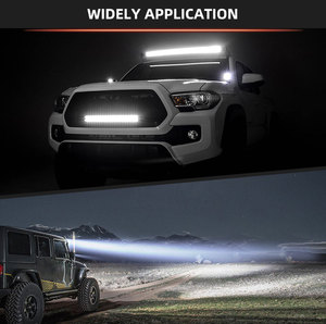 12v 24v impermeabile paraurti anteriore tetto auto LED luce da lavoro barra curva 22 32 pollici tripla fila per fuoristrada barca camion Ros - Product Image 6