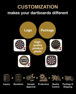 6ลูกดอกพร้อม40เคล็ดลับอะไหล่ dartboard พูดภาษาอังกฤษ - Product Image 5