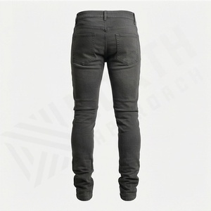 Pantalon en jean pour homme, logo personnalisé en gros, design tendance, décontracté, déchiré, troué, skinny, durable - Product Image 2
