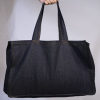 Sac fourre-tout en toile de coton personnalisé avec logo imprimé, grande capacité, fermeture éclair, pour femme, plage, shopping, écologique, réutilisable