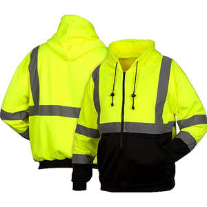 OEM Custom Lightly Used Safety <b>Jackets</b> with Hi-Vis Reflective Design Solid <b>Pattern</b> and Front Logo Position - Product Image 6