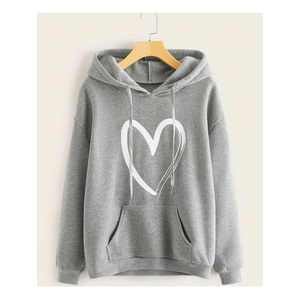 Nueva moda Primavera otoño personalizado impreso mujeres Streetwear sublimación Sudadera con capucha con bolsillo logotipo personalizado - Product Image 1