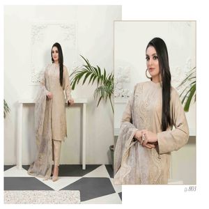 TAWAKKAL Marque Femme Non Cousu Karrandi Banarsi Gala Brodé Salwar Kameez Fantaisie Brodé Dupatta Mariages Evergreen - Product Image 2