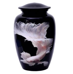 โกศเผาอลูมิเนียมคุณภาพสูงสติกเกอร์ที่สวยงามสีม่วงอ่อนดูไม่เหมือนใครสำหรับขี้เถ้ากระดูกมนุษย์ - Product Image 6