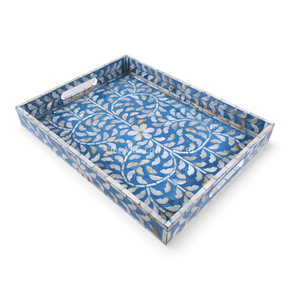 Plateau rectangulaire de luxe en nacre pour cadeaux, plateau de service naturel fait à la main, plateau en coquille, fabriqué directement au Vietnam - Product Image 2