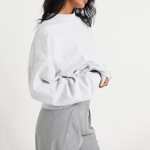 High Quality Oversized Turtleneck <b>Women</b> <b>Sweatshirt</b> Custom Logo Pullover Fleece Casual <b>Long</b> Sleeve <b>Women</b> <b>Sweatshirts</b> - Product Image 3