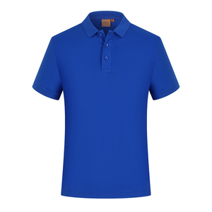 เสื้อโปโลผู้ชายผ้าคอตตอนออร์แกนิค 100% แบบเรียบ สีพื้น สำหรับใส่ลำลอง เล่นกีฬา แขนสั้น แบบถัก ซับลิเมชั่น ขายส่ง - Product Image 3