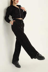 2025 nouveauté sweats à capuche zippés pantalons de Jogging personnalisés femmes vêtements coton vêtements d'entraînement survêtement ensembles femmes survêtement de gymnastique - Product Image 3