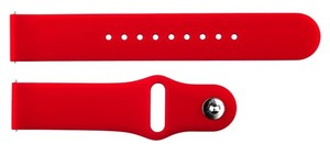 JD1606 Red Unisex Sports <b>Watch</b> Band Durable Lightweight Adjustable Breathable Water-Resistant Silicone 20-22mm Stainless <b>Watch</b> - Product Image 6