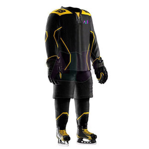 Tenues de hockey sur glace hautement professionnelles, 100% polyester, respirantes, légères, durables, conçues pour l'entraînement - Product Image 3