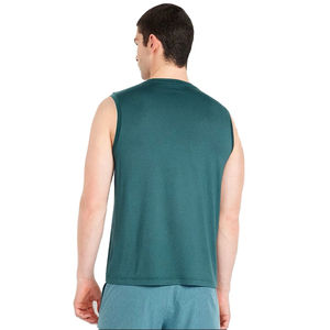 Unisex Quick Dry 100% Cotton Tank Tops Stonewashed Eco-Friendly <b>Black</b> <b>Men's</b> Custom Printing Running Clothing Bulk - Product Image 2