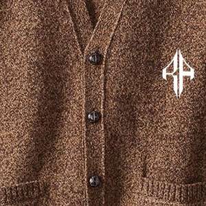 2025 Design Men's <b>Cardigan</b> Winter Sweater Wholesale Wool / Acrylic Material High Quality Custom Logo by ATLANTIC - Product Image 5