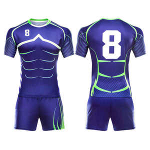 Conjunto de Camiseta de Fútbol Sublimada para Hombre, Número 8 Verde, Manga Corta Ajustada, Transpirable, Absorbe la Humedad, Verano, 100% Algodón Elástico - Product Image 3