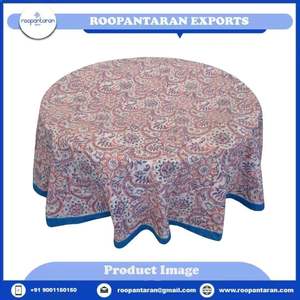 Gran oferta, mantel redondo de algodón de 8 plazas hecho a mano, 20 láminas de 220 cm, cubierta suave duradera para cocina, comedor, reunión al aire libre - Product Image 2