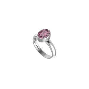 925 bague de fiançailles en argent Sterling lunette réglage tourmaline rose coupe poire ovale classique fête de mariage à la mode unisexe - Product Image 3