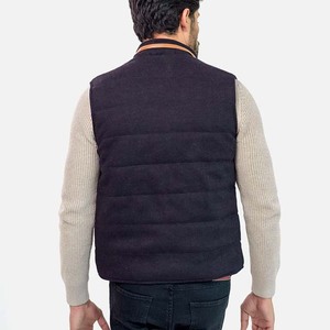 Venta al por mayor High Street Style Chaquetas de los hombres ligeros de nylon de poliéster con capucha de invierno chaleco acolchado con logotipo personalizado abrigo de invierno - Product Image 6