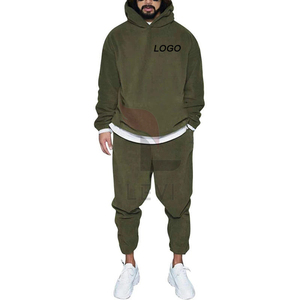 Chándal de lana con capucha para hombre ligero de diseño personalizado para entrenamiento deportivo de invierno, sudadera con logotipo impreso, opción de talla grande - Product Image 5