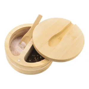 Porte-Sel et Poivre Écologique en Bambou Munnar – Outils pour Herbes et Épices - Product Image 5