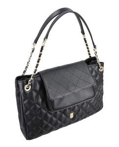 Bolso de mano de piel de vaca auténtica negra para mujer, bolso de hombro OEM informal de alta calidad, colores y logotipo personalizados al por mayor - Product Image 3