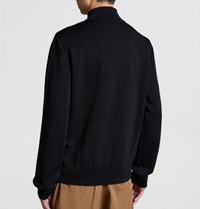 Veste matelassée hybride pour homme, légère et rembourrée en duvet, pour le printemps et l'automne, col montant avec doublure en laine, fermeture éclair sur le devant et dos - Product Image 4