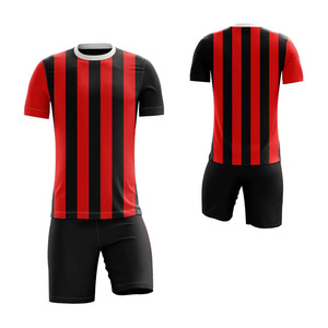 Diseño personalizado de alta calidad, kit completo de fútbol con nombre de equipo personalizado, ropa deportiva nueva temporada, poliéster de secado rápido, uniforme con logotipo personalizado - Product Image 1