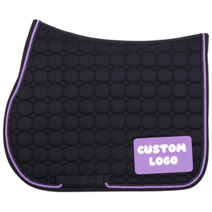 Tapis de selle de luxe pour chevaux de dressage et de saut, best-seller, doublure en polycoton respirante |   Compétition d'équitation sportive - Product Image 2