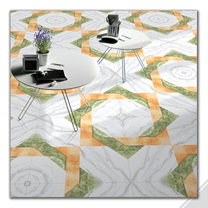 Carreaux de sol en céramique vitrifiée modernes 600x600 mm, carreaux extérieurs brillants de qualité supérieure pour supermarchés et salles de bain, garantie 5 ans - Product Image 5