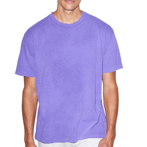 Meilleur design 100% coton velours Logo personnalisé T-shirt surdimensionné pour hommes délavé à l'acide Vintage Street Wear avec fermeture à glissière respirante - Product Image 1