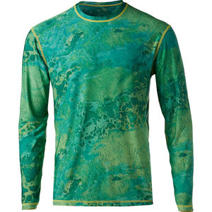 Camisetas de rendimiento Ropa deportiva de secado rápido de manga larga Camisetas de pesca Jersey Protección UV Camisas de pesca Sublimación Poliéster - Product Image 1