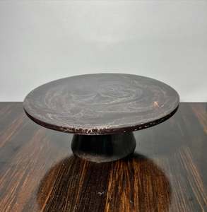 Support à gâteau rond en résine écologique fait main pour fête d'anniversaire, mariage, hôtel, design moderne, lavage à la main uniquement MN EXPORTS - Product Image 3