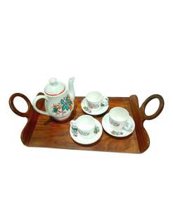 Handmade <b>Large</b> <b>Tray</b> Farmhouse Rose Kitchen Serving Sofa <b>Tray</b> Wedding Decor Ottoman <b>Tray</b> - Product Image 6