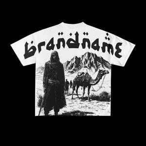 Camisetas Personalizadas con Logotipo para Hombre, Cuello Redondo, Diseño Gráfico, Corte Holgado, Suministro al por Mayor OEM - Product Image 4