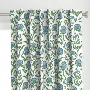 Rèm bông trên vải dày với thanh Túi Ấn Độ tuyệt Rèm cửa với Bohemian in bức màn của khối in thiết kế - Product Image 2