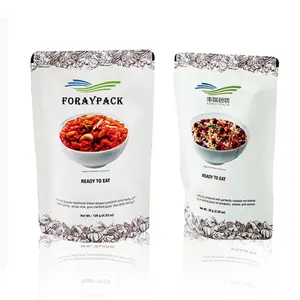 High Temperature Mylar Stand Pouch Heat Seal Aluminum Foil Retort-Pouch Packaging For Self Heating Food Warmer Rice