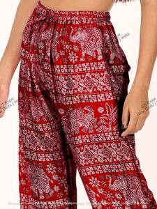 Pantalones Harem de Satén Transpirables de Talla Única para Mujer, Cómodos, Sexys, Estilo Bohemio, Elásticos en la Parte Delantera, Corte Regular Informal, Ropa de Calle para Invierno - Product Image 6