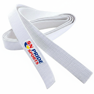 Cinturón de Karate de Entrenamiento 100% Algodón, Duradero, Ligero, de Cintura Alta, Personalizable, Longitud Equilibrada para Práctica de Artes Marciales - Product Image 1